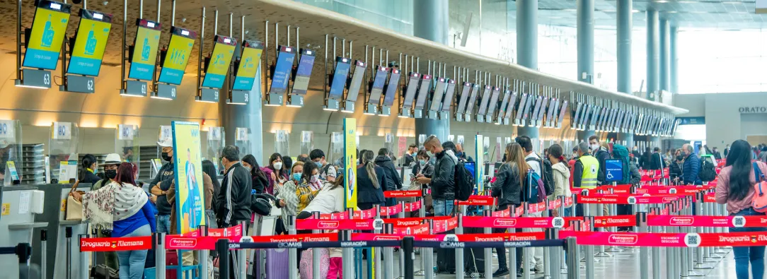 El turismo internacional en Colombia aumentó un 9,4%