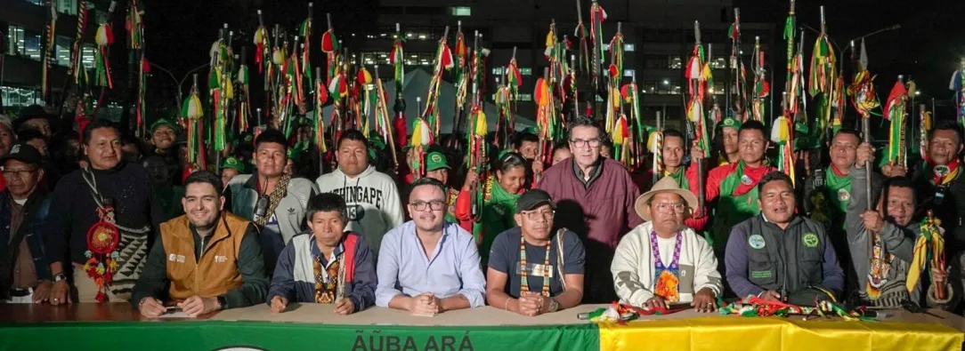 Comunidad Embera regresa a sus territorios tras acuerdo con el Gobierno  