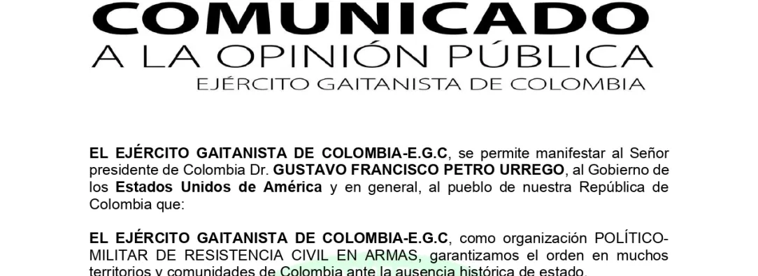 comunicado AGC
