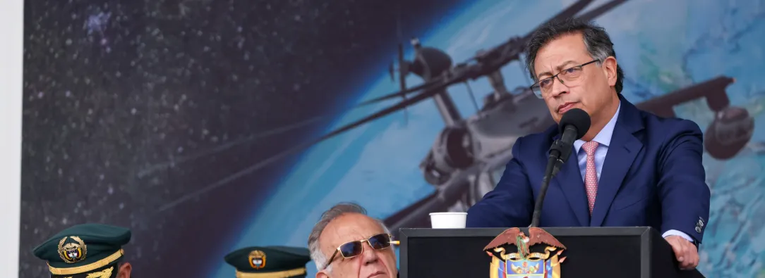 Presidente Petro asegurando que no tiene ningula relación con Daily Cop