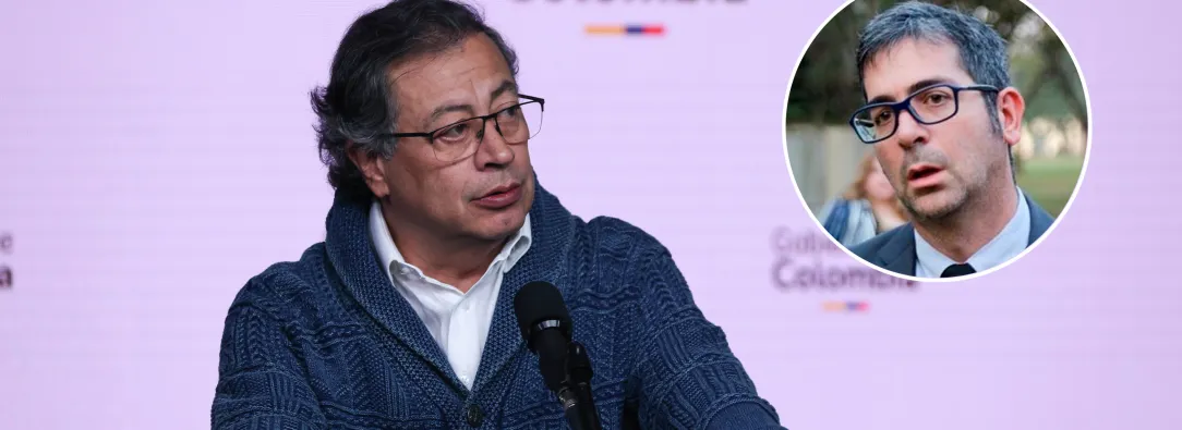 Presidente Gustavo Petro y exfiscal Marcelo Pecci