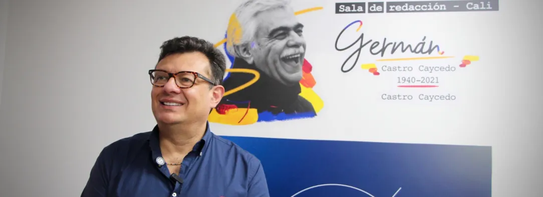 Hollman Morris, gerente de RTVC Sistema de Medios Públicos, en la sede de Cali