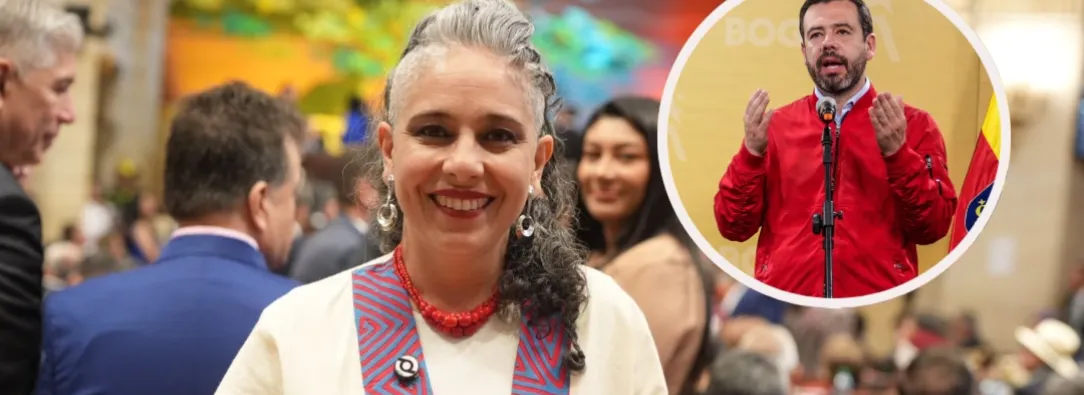 Control político a Carlos Fernando Galán. / Fotos: AFP y Senado.