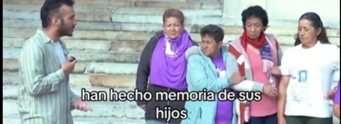 Acto de disculpas públicas a Madres de Soacha. / Foto: Captura de video.