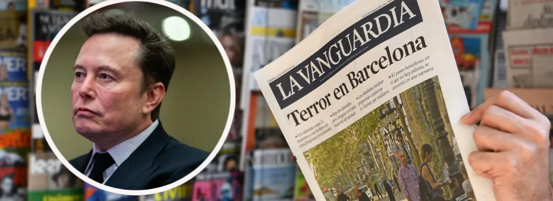 Elon Musk y decisión de medios de comunicación en X. / Fotos: AFP.