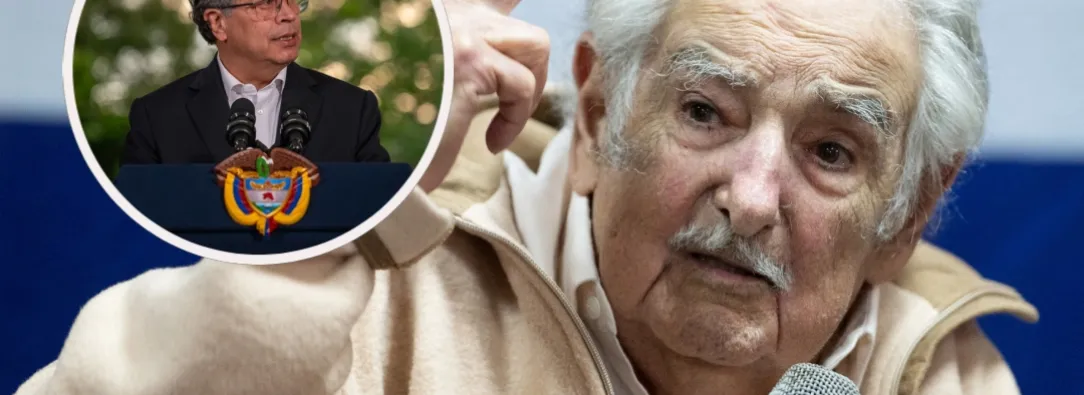 Condecoración a Pepe Mujica. / Fotos: Presidencia de Colombia y AFP.