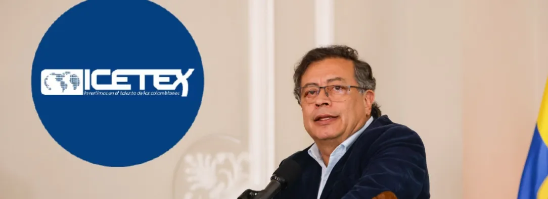 Petro sobre créditos de ICETEX a estudiantes. / Fotos: Presidencia e ICETEX.