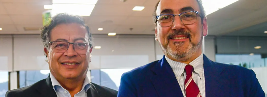 Petro reunión con la CAF Brasil. / Foto: Presidencia de la república.