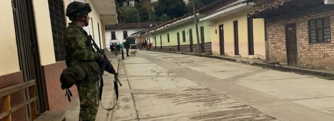 Ataque en El Plateado, Cauca. / Foto: Ejército.