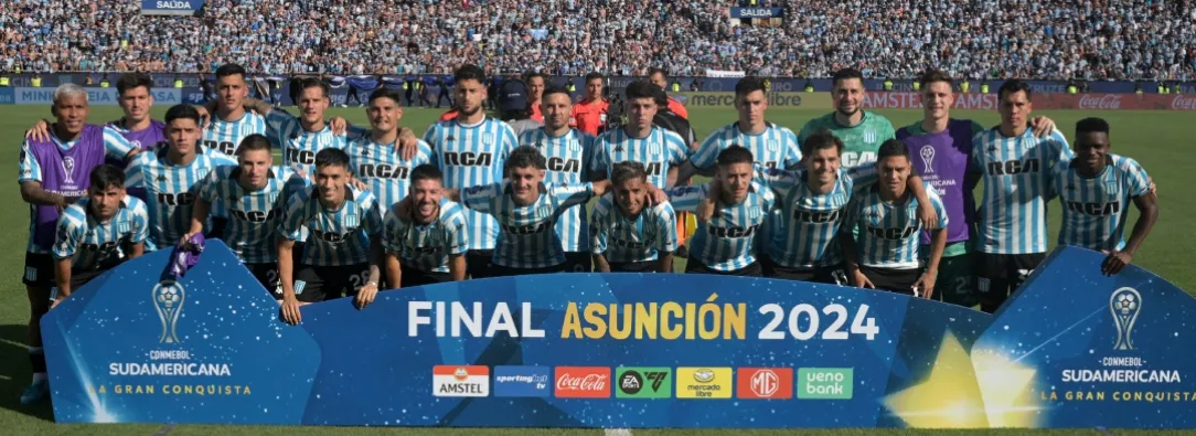Racing campeón de la Sudamericana. / Foto: AFP.  