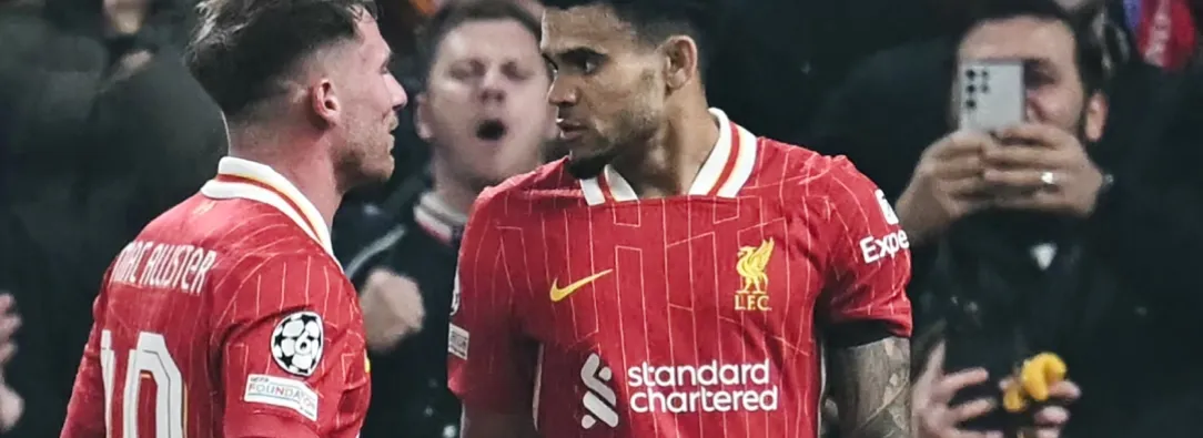 Triplete de Luis Díaz en la Champions League. / Foto: AFP.