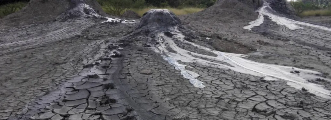 Volcán de lodo en Antioquia. / Foto: Servicio Geológico Colombiano.
