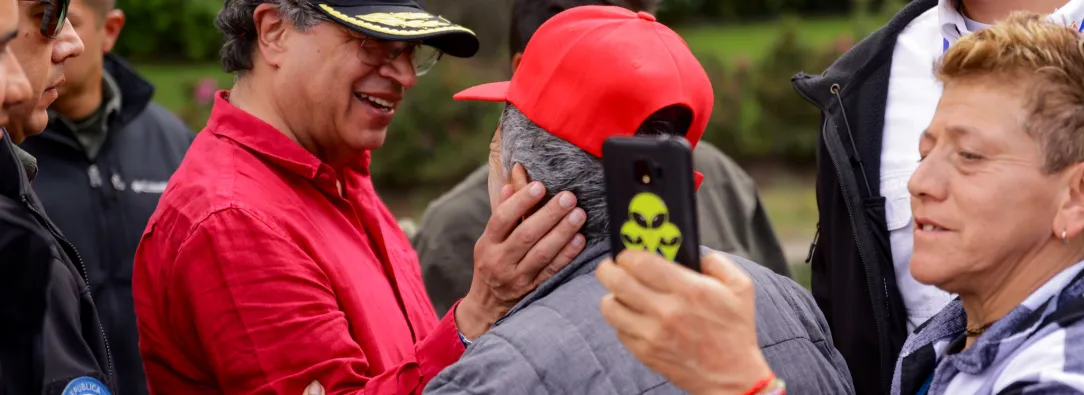 Presidente Gustavo Petro previo a la última #NoventasPorLaVida en Zipaquirá