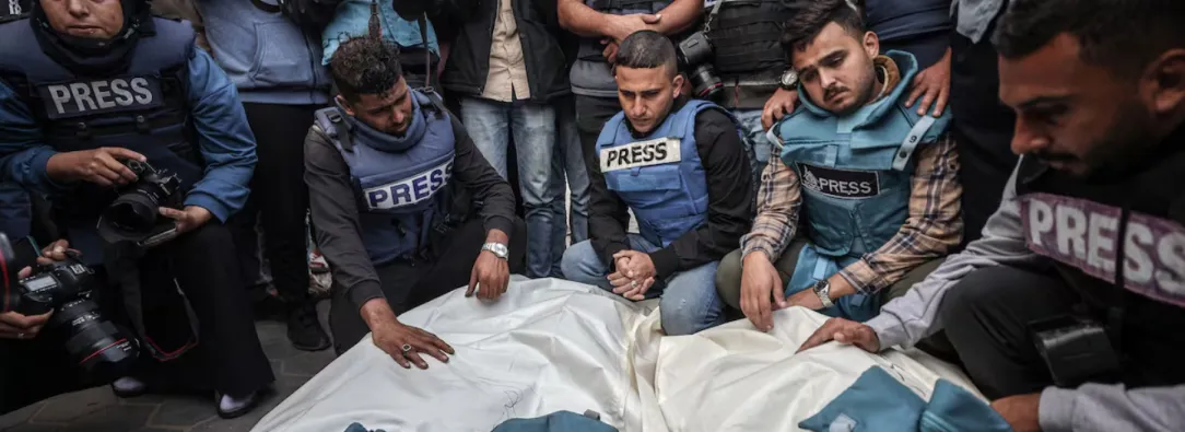 145 periodistas asesinados en Gaza: informe de RSF
