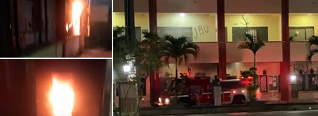Incendio en la Universidad de Chocó