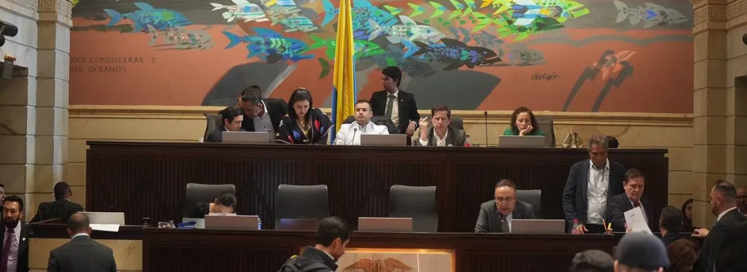 Cámara de Representantes tras aprobar la reforma al SGP