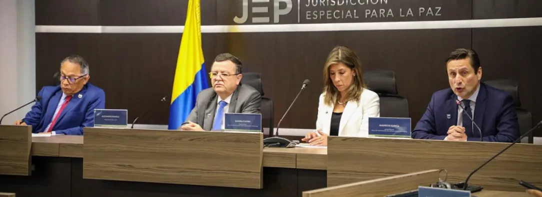 JEP en rueda de prensa para definir la situación jurídica de los militares implicados en los casos de las desapariciones y asesinatos extrajudiciales