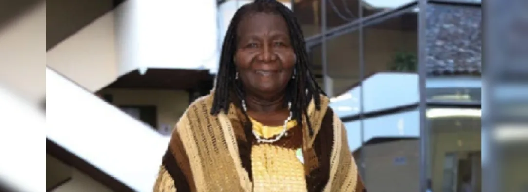 Mary Grueso, poeta y narradora oral afrocolombiana oriunda de Guapí, Cauca