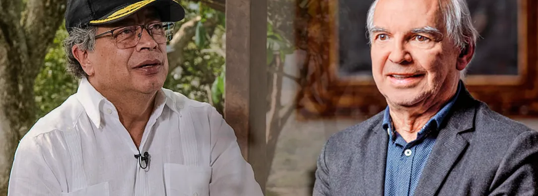 Presidente Gustavo Petro y Ricardo Bonilla