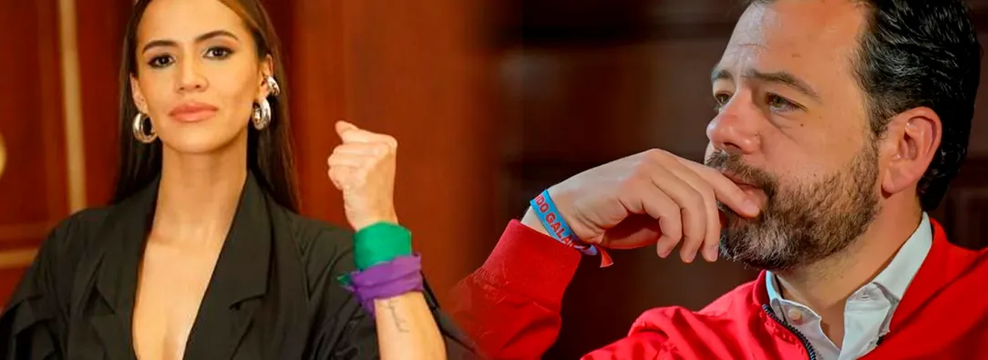 María Fernanda Carrascal y Carlos Fernando Galán.