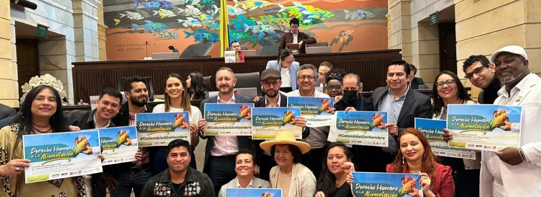 Alimentación como un derecho constitucional. / Foto: X eduardsarmiento.