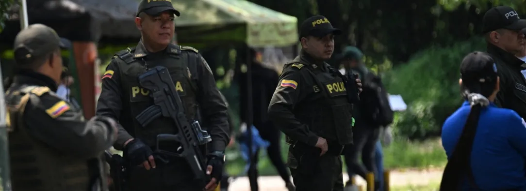 Atentado en Jamundí con motocicleta bomba. / Foto: AFP.