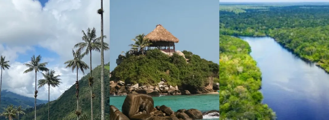 Turismo en Colombia. / Fotos: Marco Co y Wikipedia.