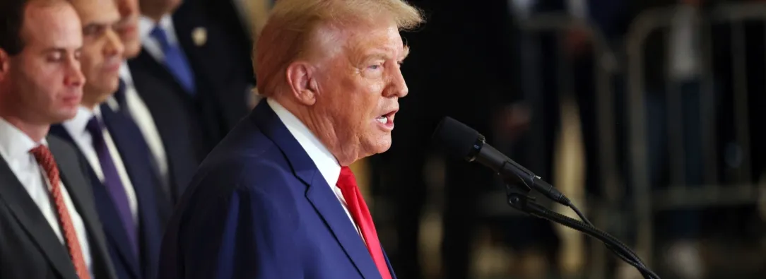 Donald Trump con caso de abuso sexual. / Foto: AFP.