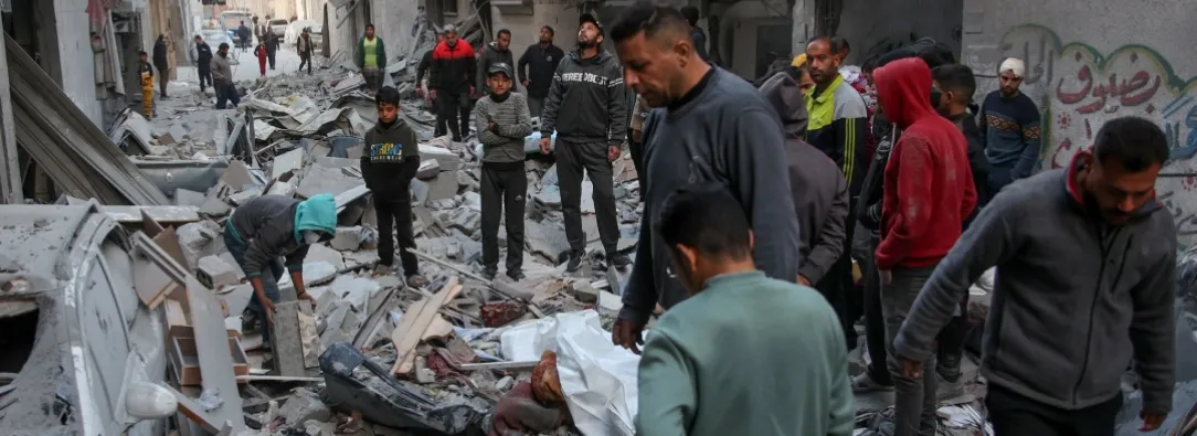 Genocidio en Franja de Gaza. / Foto: AFP.