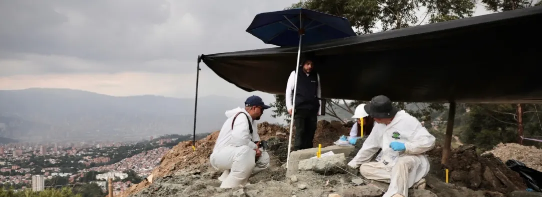 Tercer hallazgo en la Escombrera. / Foto: JEP.