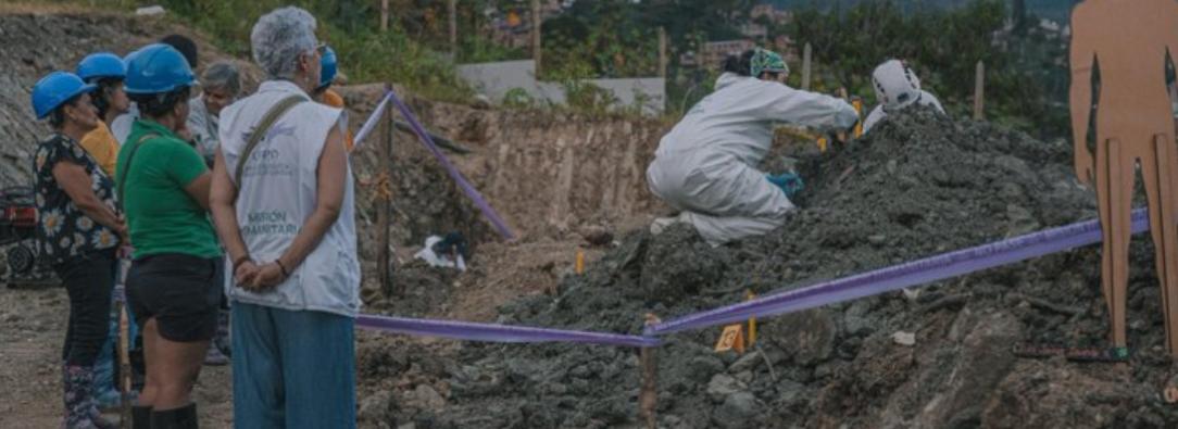 Hallan restos humanos en La Escombrera. / Foto: JEP.