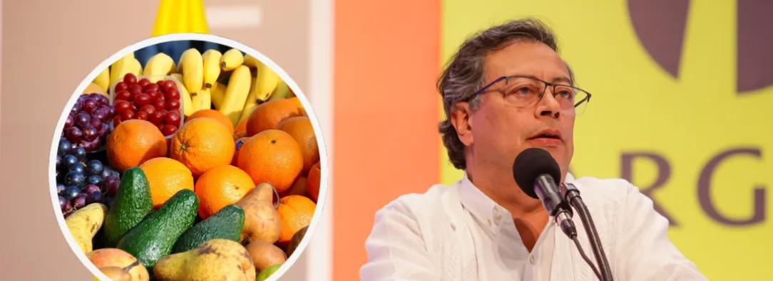 Petro sobre inflación alimentaria de la OCDE. / Foto: Pixabay y Presidencia.
