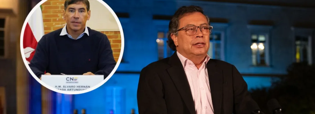 Petro sobre elección de Prada en el CNE. / Fotos: Álvaro Prada y Presidencia de la República.