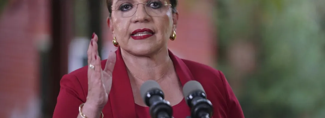 La presidenta de Honduras, Xiomara Castro