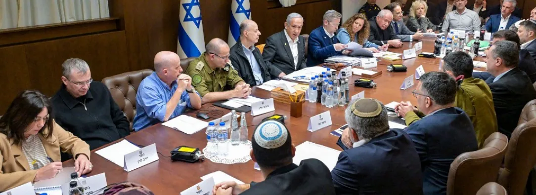 Gabinete de seguridad israelí aprueba acuerdo de tregua en Gaza