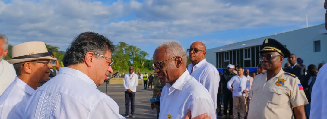 Presidente Gustavo Petro durante su visita a Haití: “Nosotros no creemos en la muerte, creemos en la vida"