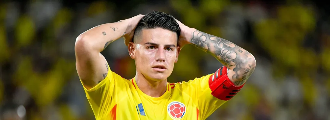 James Rodríguez en la Selección Colombia.