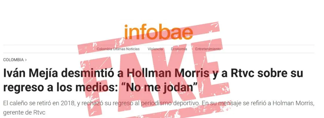 RTVC e Iván Mejía desmienten información falsa sobre un supuesto acuerdo con el Sistema de Medios Públicos