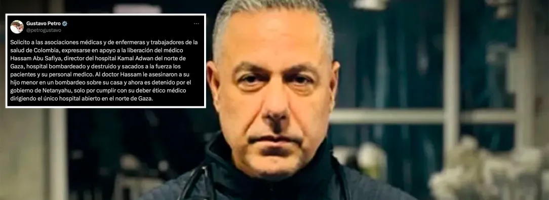 Médico Hassam Abu Safiya y petición del presidente Gustavo Petro.