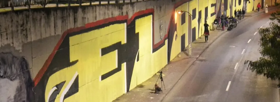 pintura de mural en Medellín