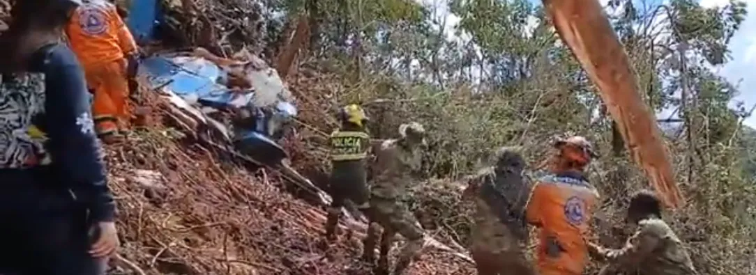 Recuperación de cuerpos en el accidente de la avioneta HK-2522 en Urrao avanza con dificultades