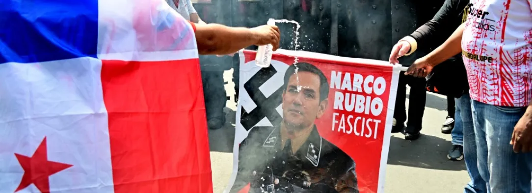 Protestas en Panamá ante visita de gobierno Trump con intención de apropiarse del Canal