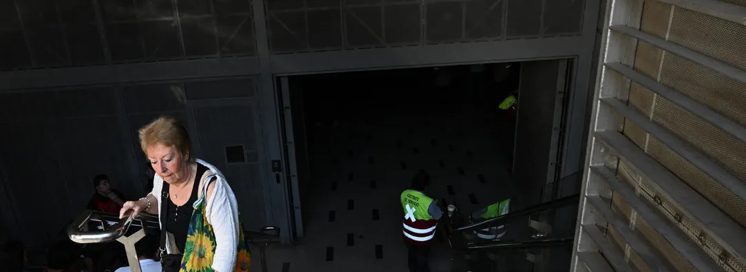 apagón en el metro de Santiago