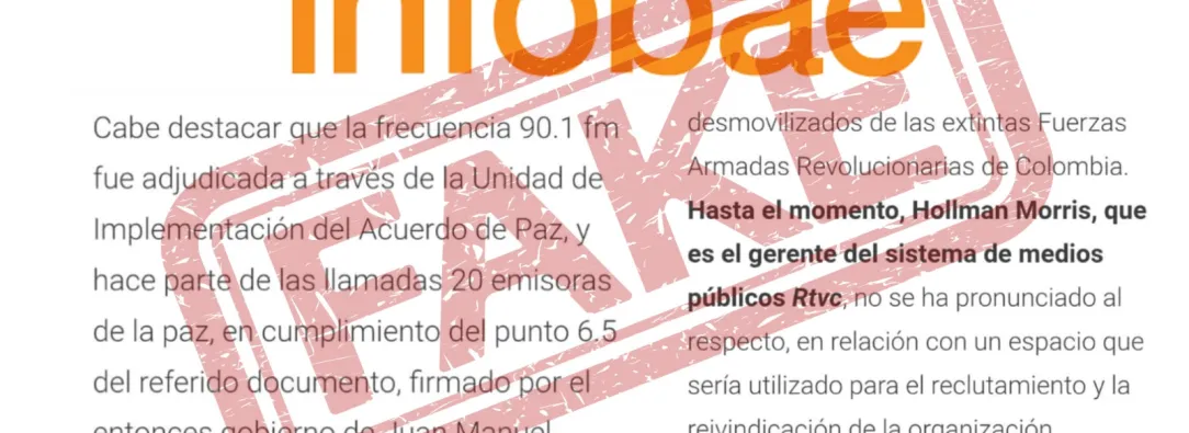 Publicación de portal Infobae pone en peligro la integridad de periodistas del Sistema de Medios Públicos 