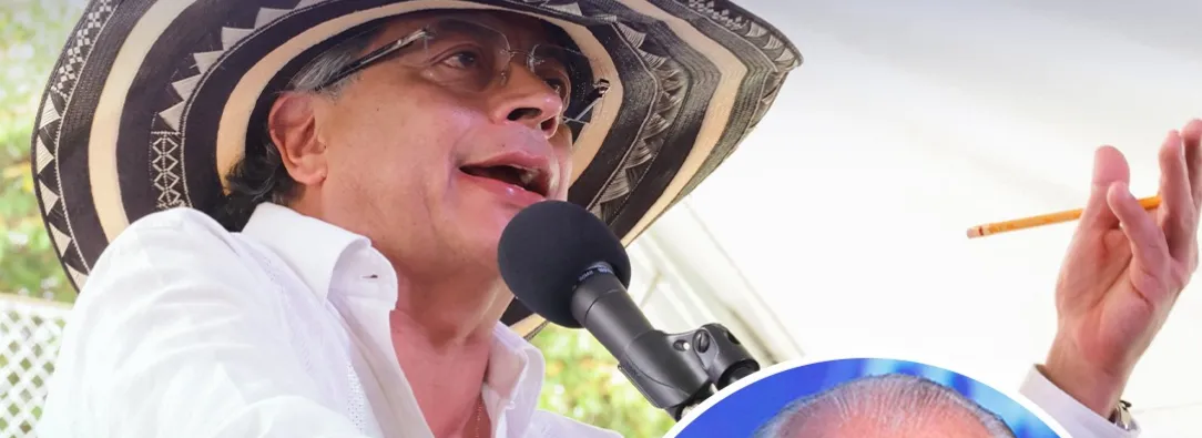 presidente Petro y Andrés Pastrana