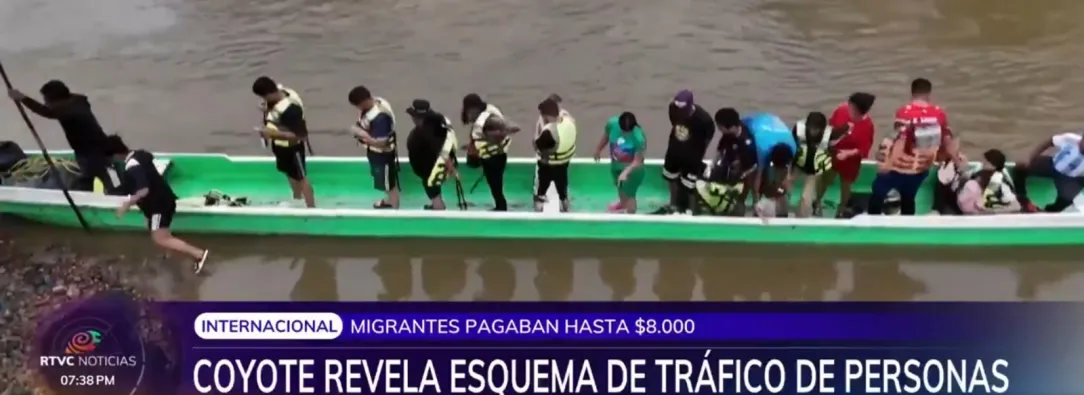 red de tráfico de personas 