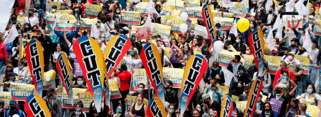 Marcha por Reforma Laboral CUT