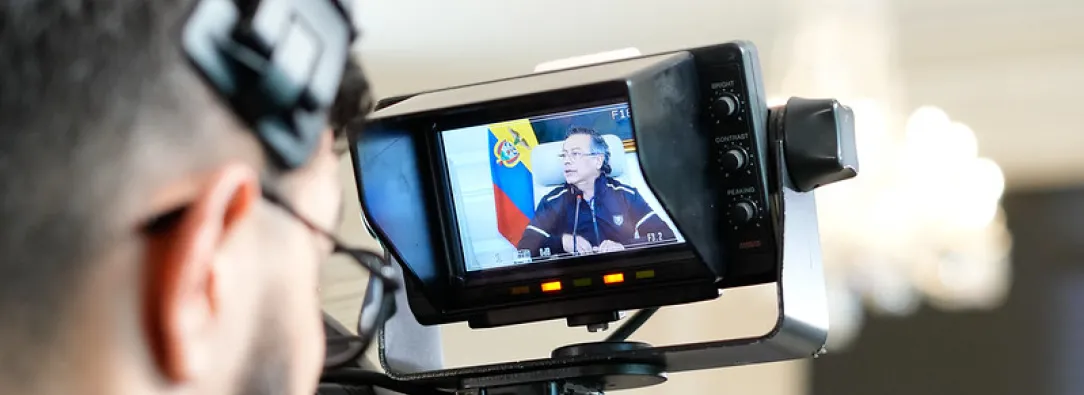 El presidente Gustavo Petro alertó sobre el peligro de limitar el pluralismo informativo. / Foto: Presidencia de la República.