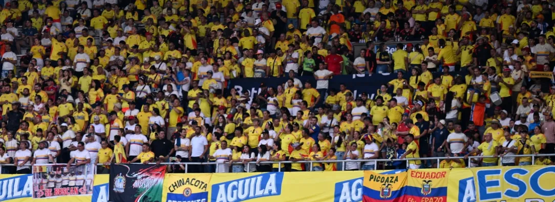 Barranquilla en partido de Colombia. / Foto: AFP.