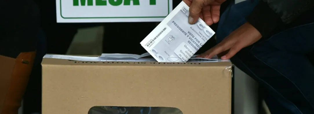 Consulta popular. / Foto: AFP.